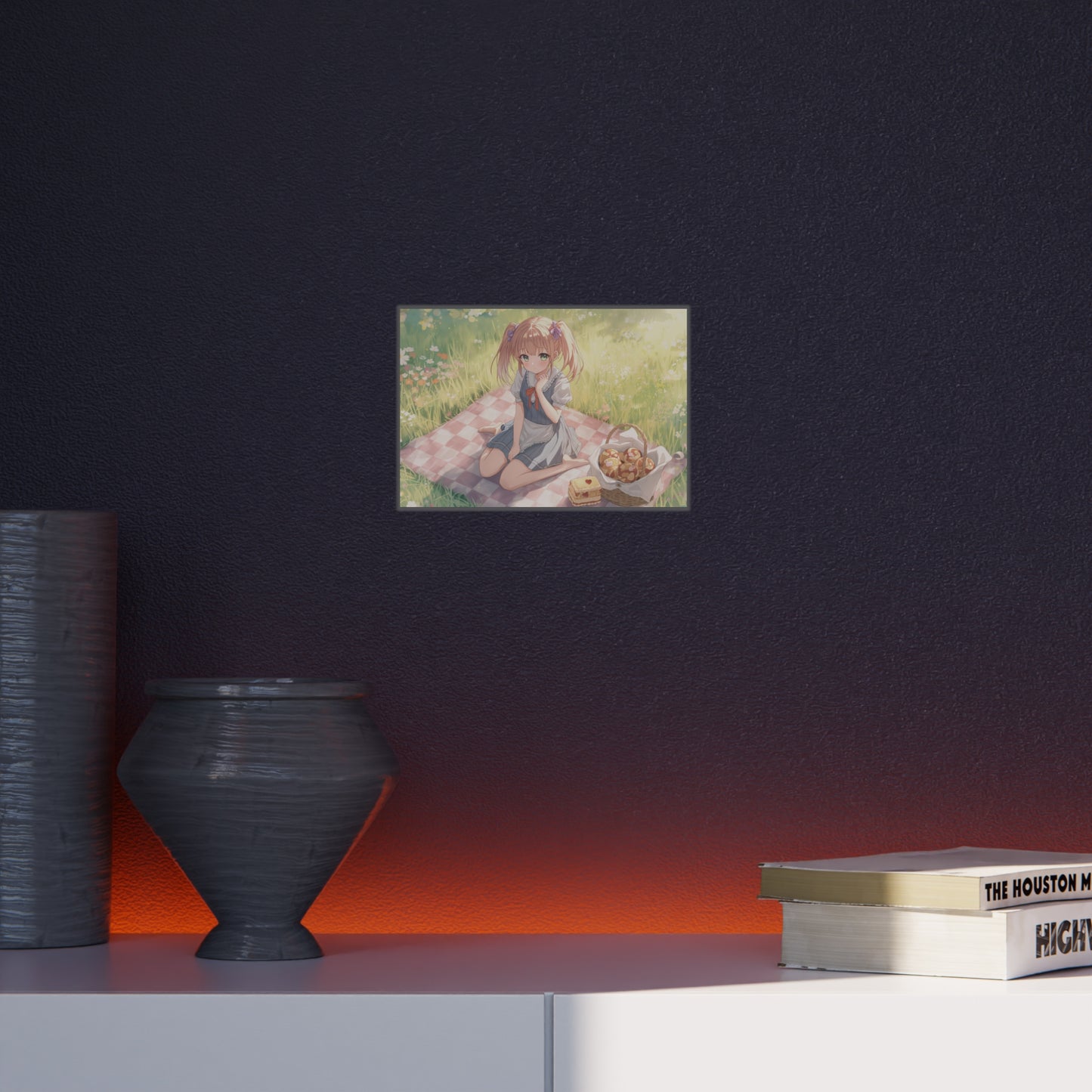 Charming Anime Foam Board Art Print