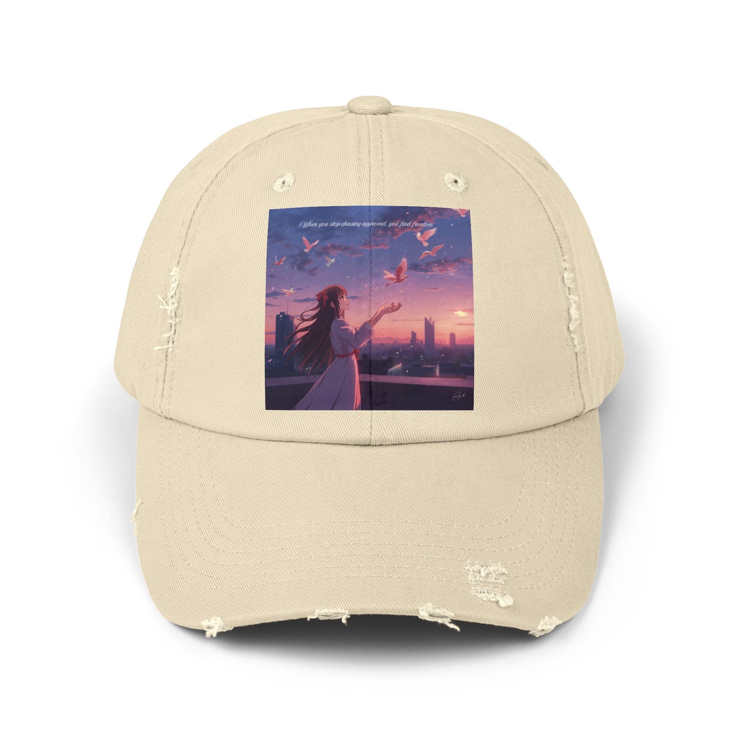 Sunset Vibes Distressed Cap