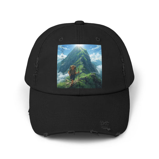 Adventure-Inspired Distressed Cap