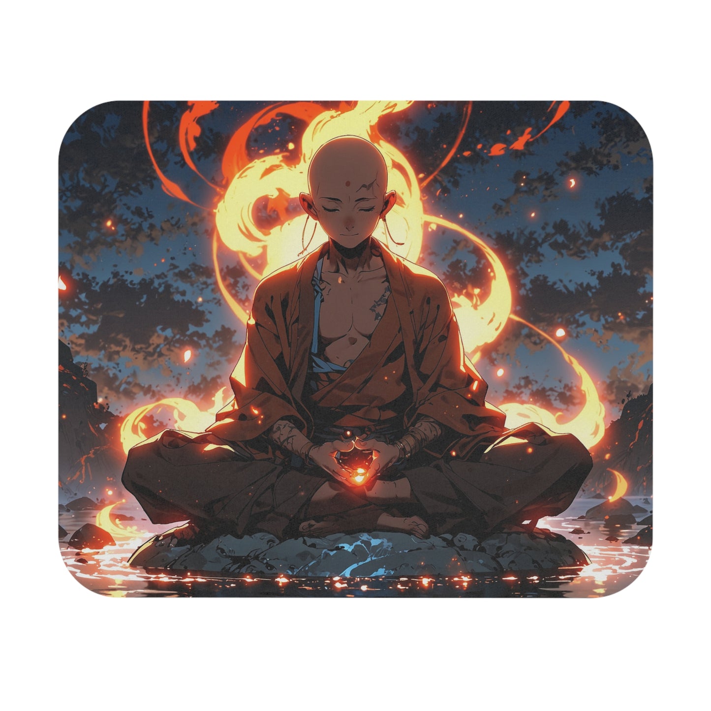 Serene Meditation Mouse Pad