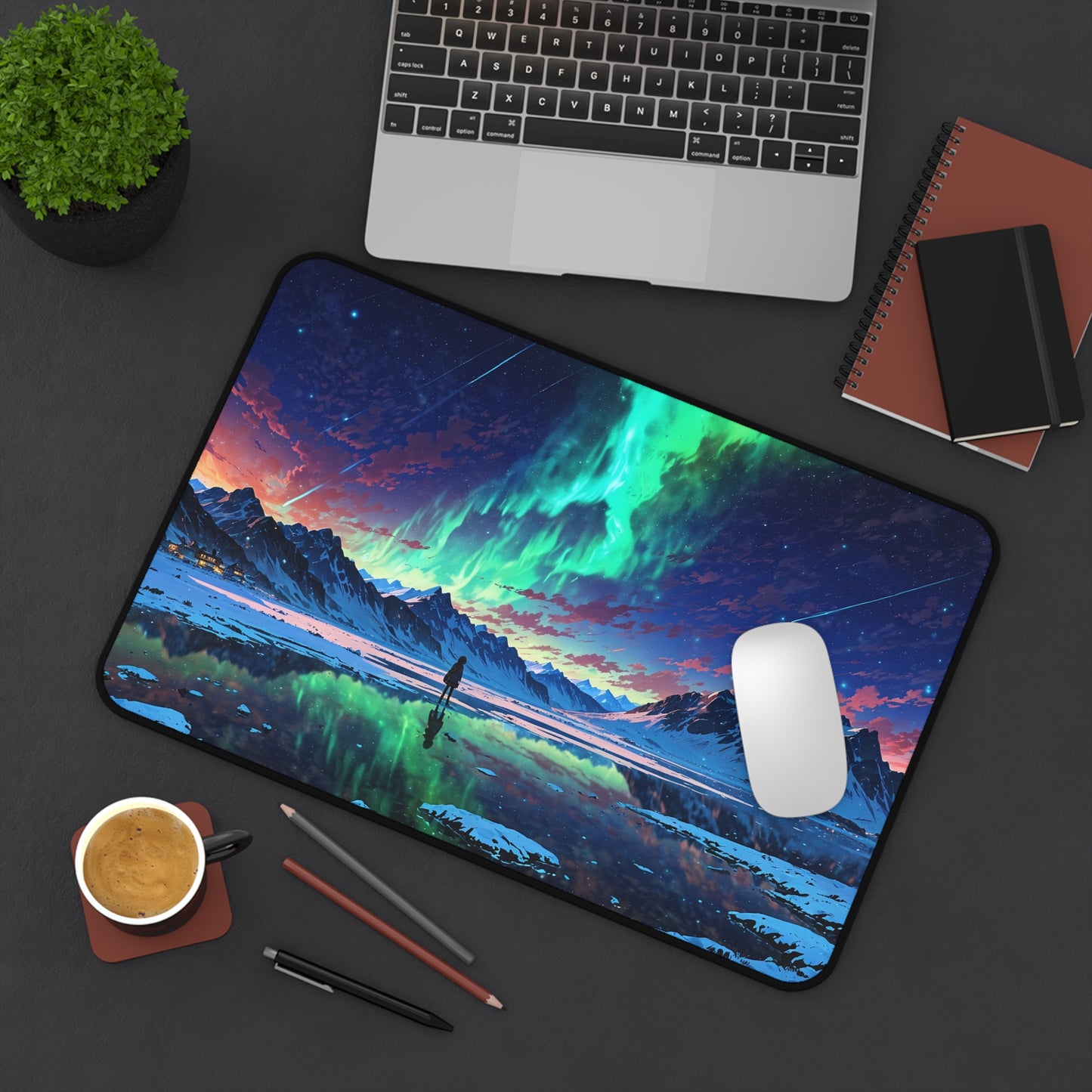 Aurora Borealis Desk Mat