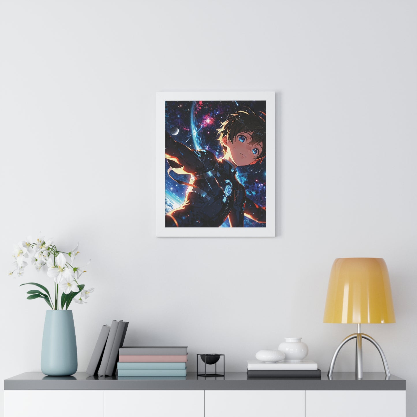 Framed Vertical Poster of Cosmic Adventure