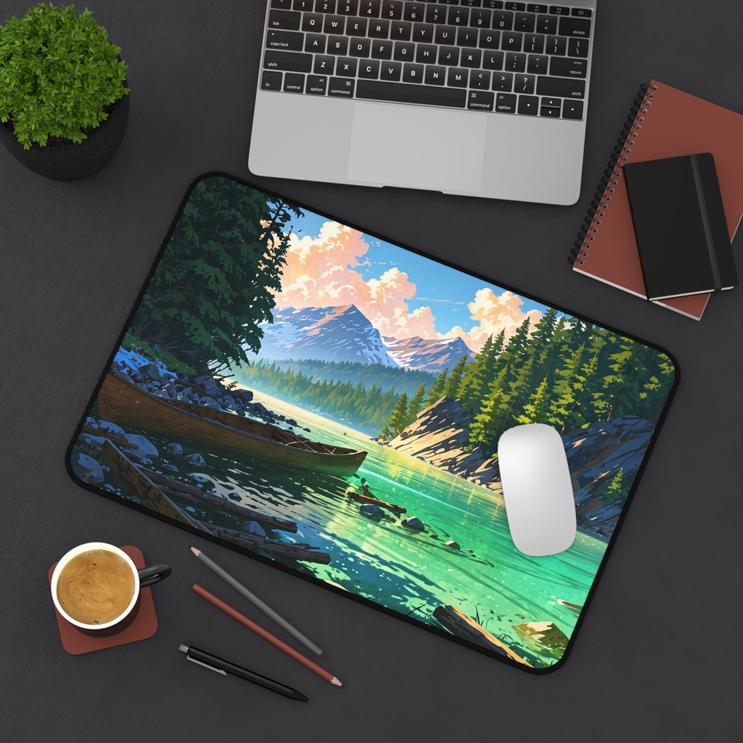 Nature-Themed Desk Mat