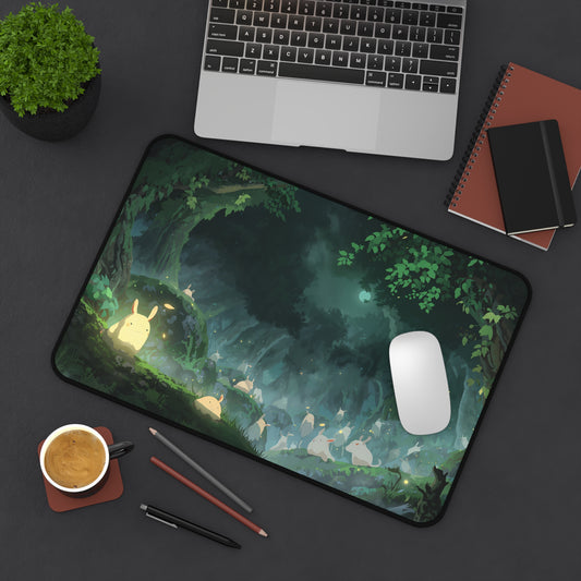 Whimsical Desk Mat - Enchanted Forest Design