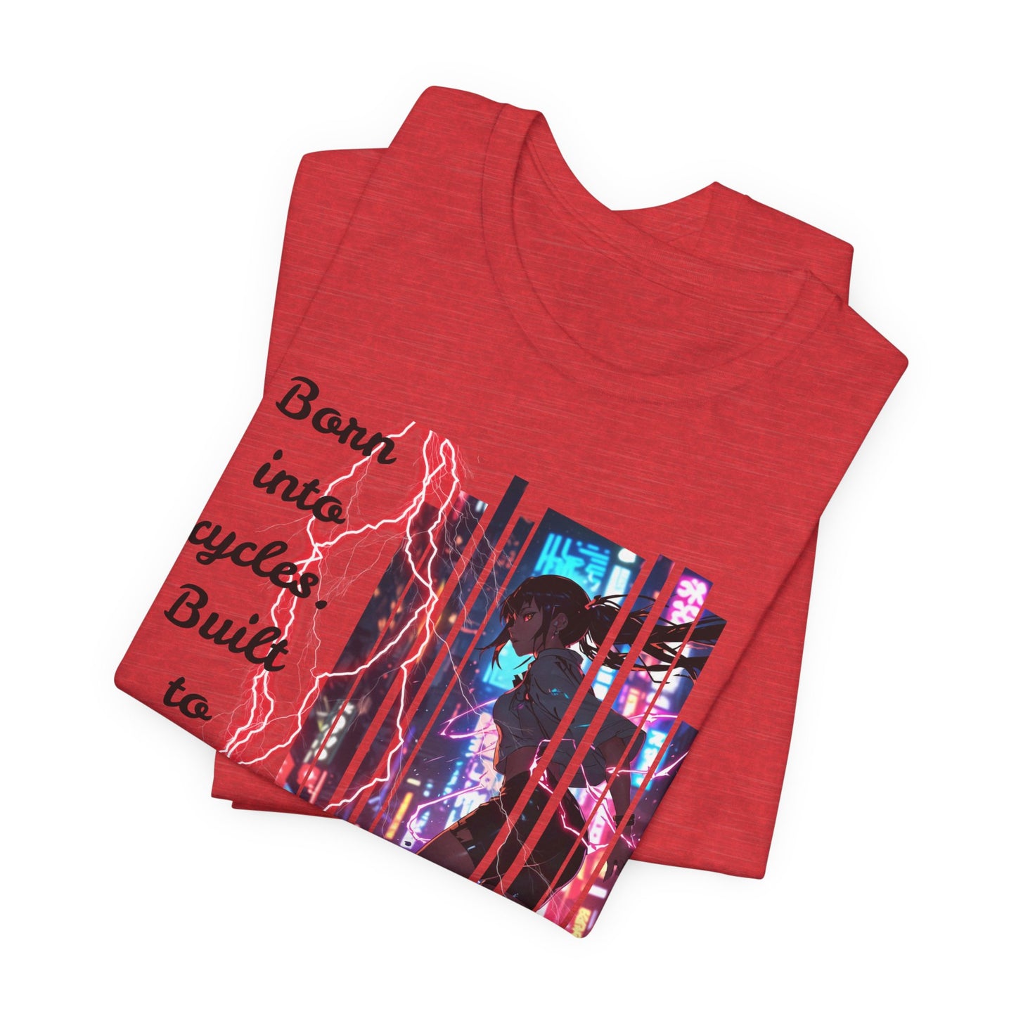 Cyberpunk Anime T-Shirt: Break the Cycle