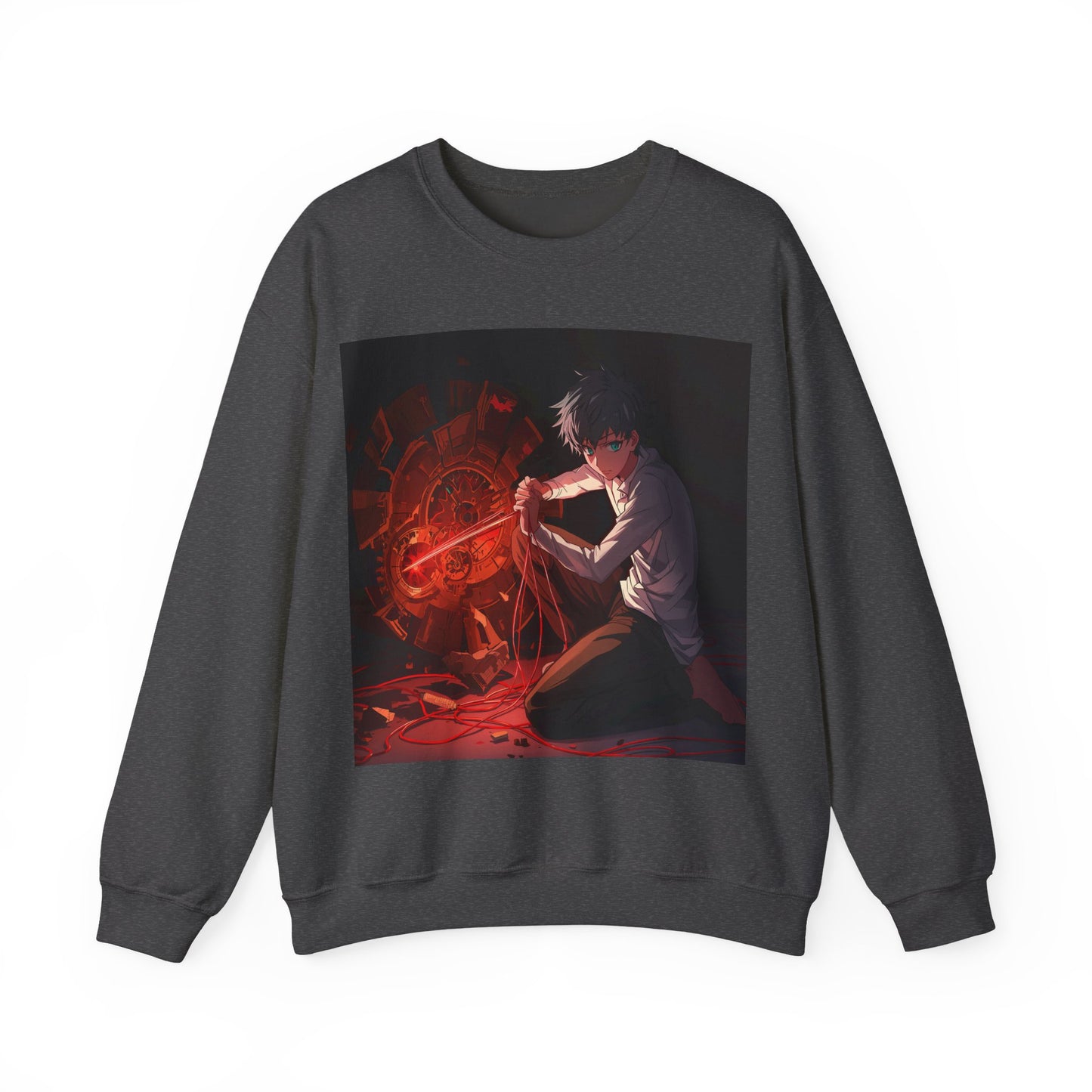 Stylish Unisex Heavy Blend Sweatshirt with Dynamic Artwork