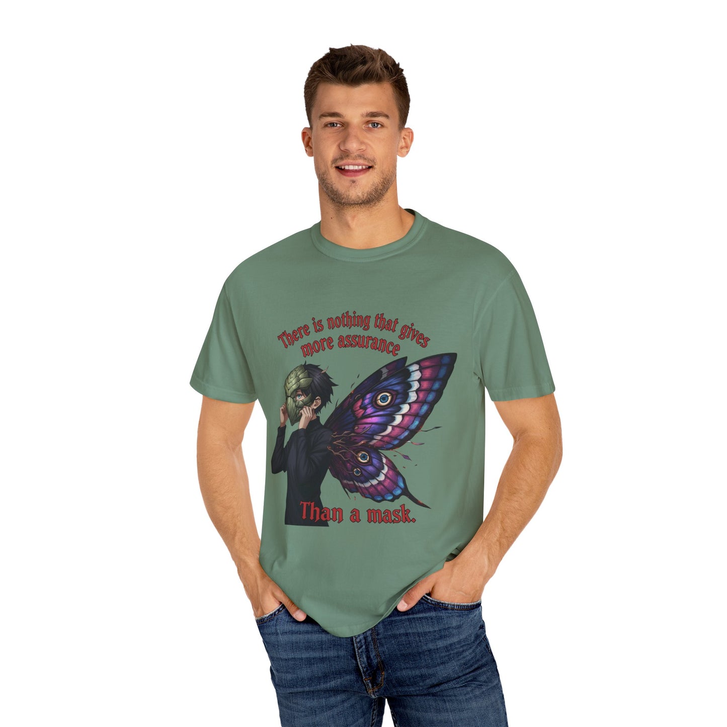 Mysterious Butterfly Mask T-Shirt