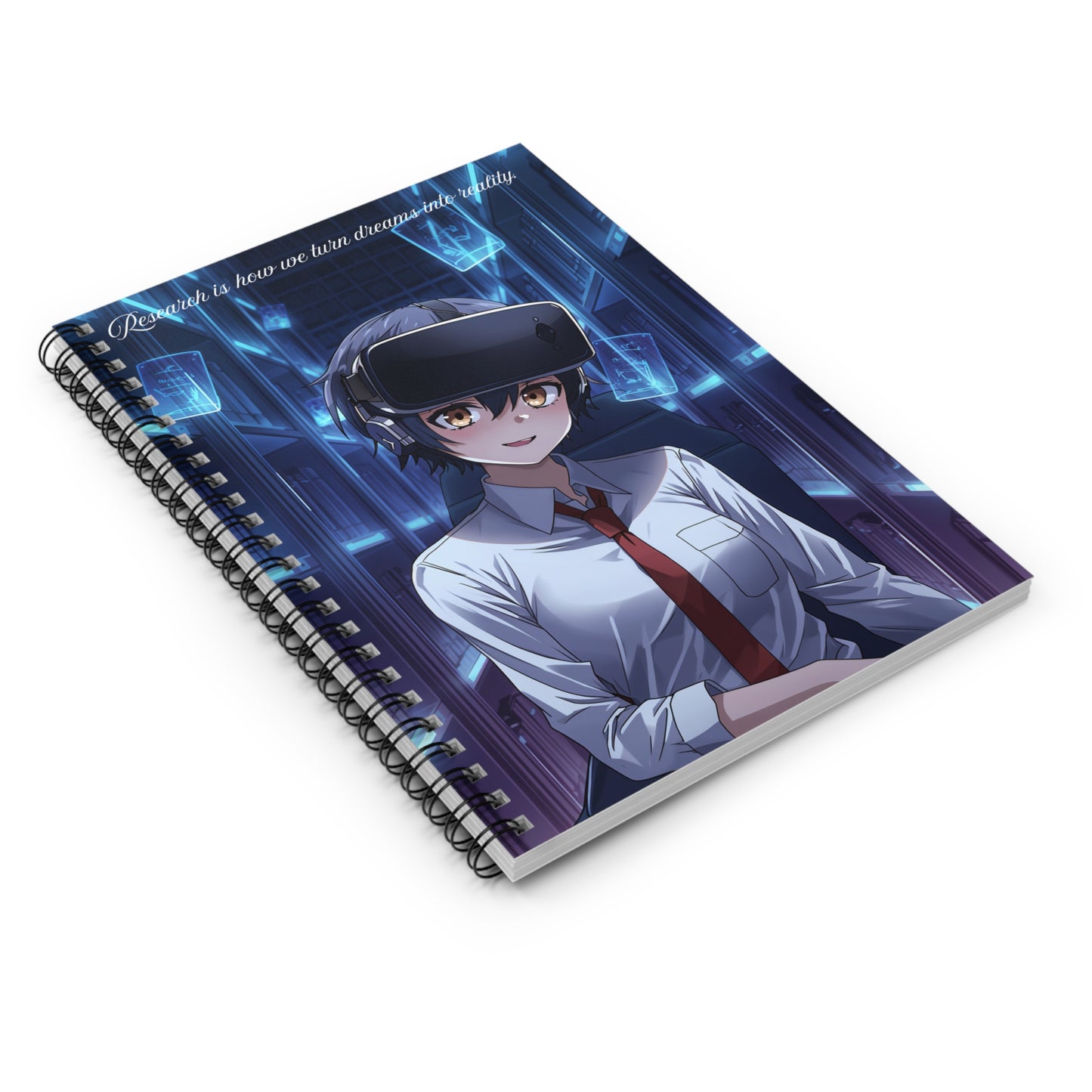 VR Themed Spiral Notebook