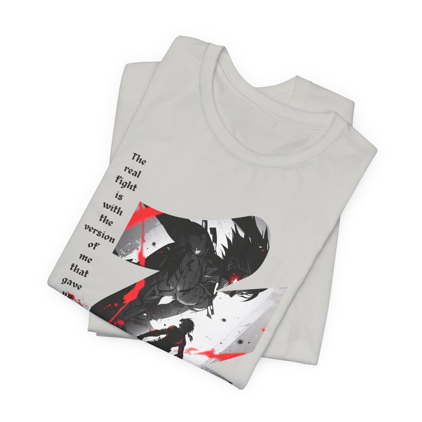 Anime Warrior T-shirt - Shadow Fighter Design