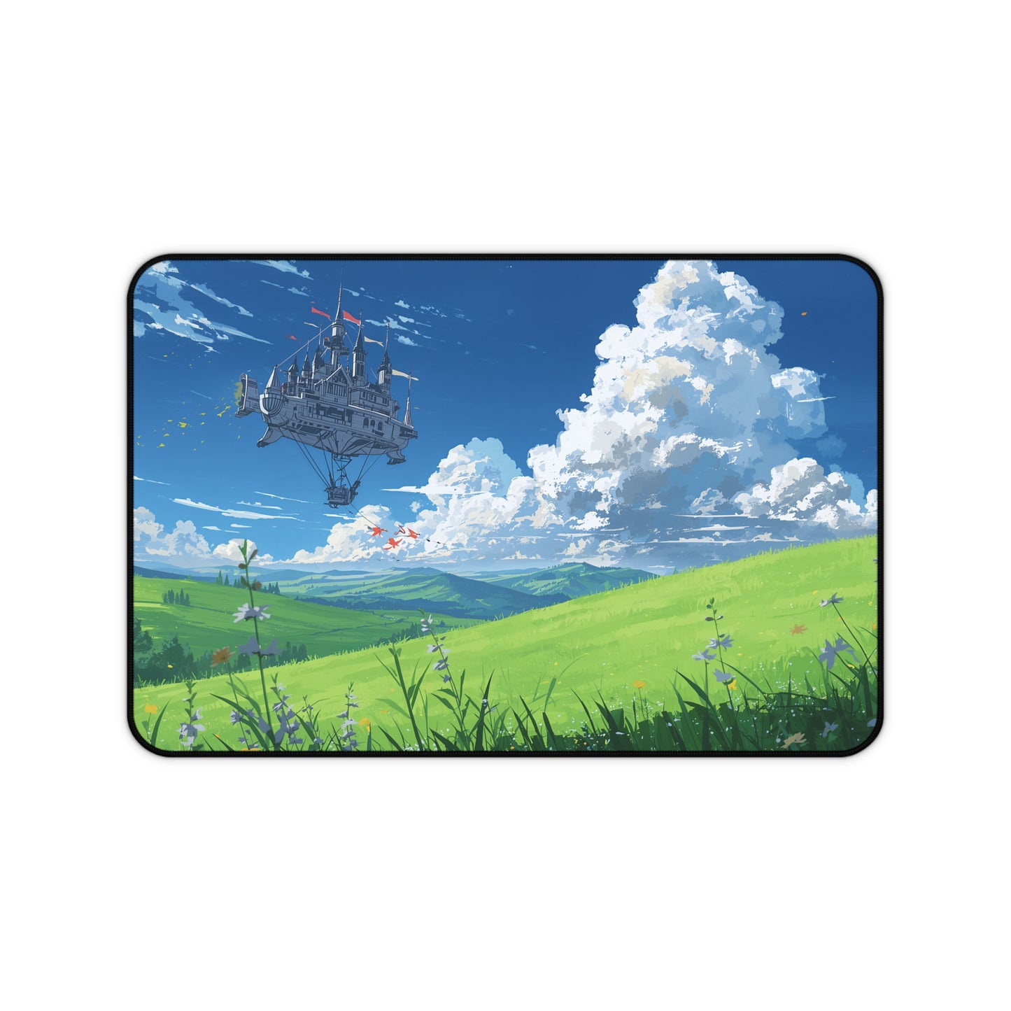 Whimsical Landscape Desk Mat