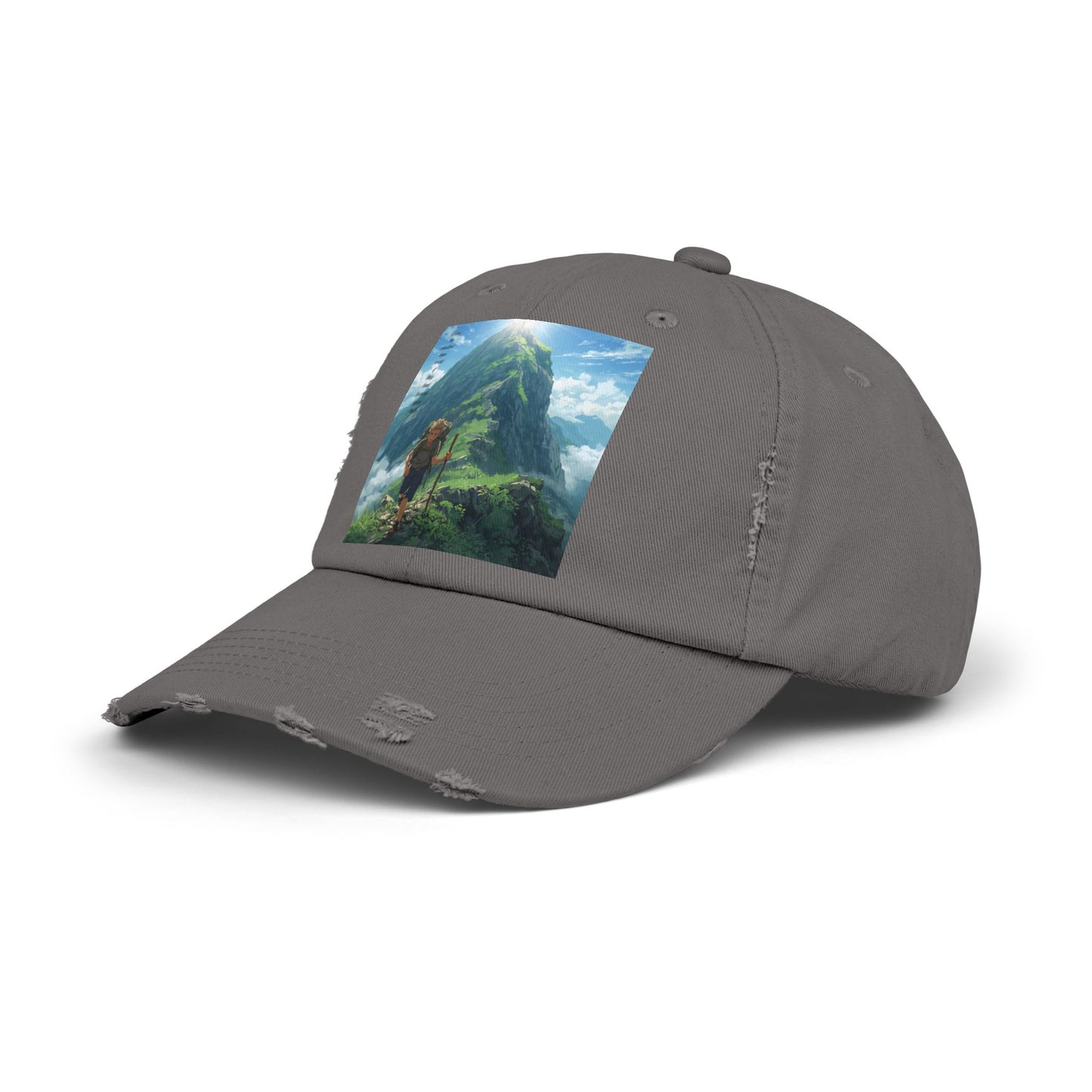 Adventure-Inspired Distressed Cap