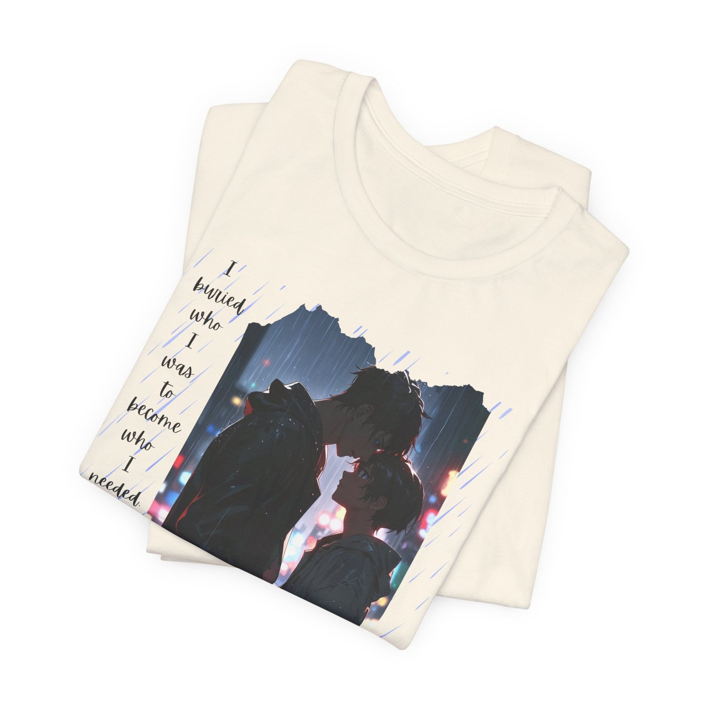 Anime Style Healing T-Shirt 'Ghost of My Past Self'