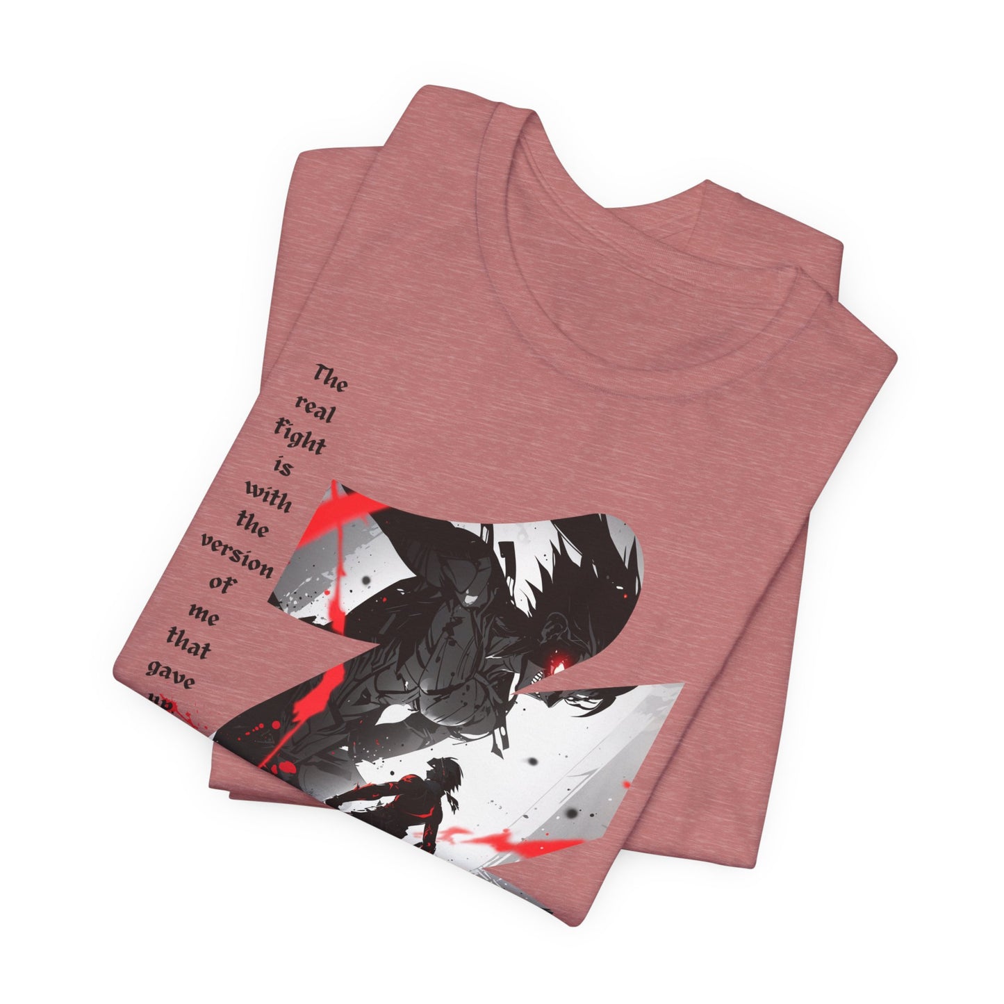 Anime Warrior T-shirt - Shadow Fighter Design