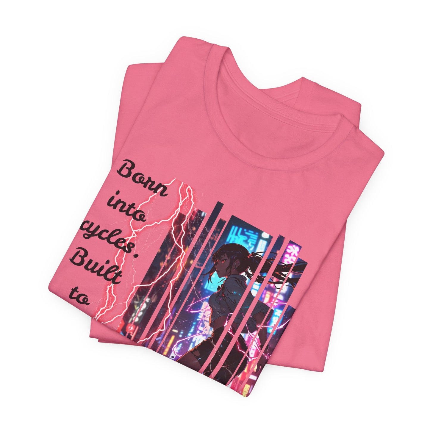 Cyberpunk Anime T-Shirt: Break the Cycle