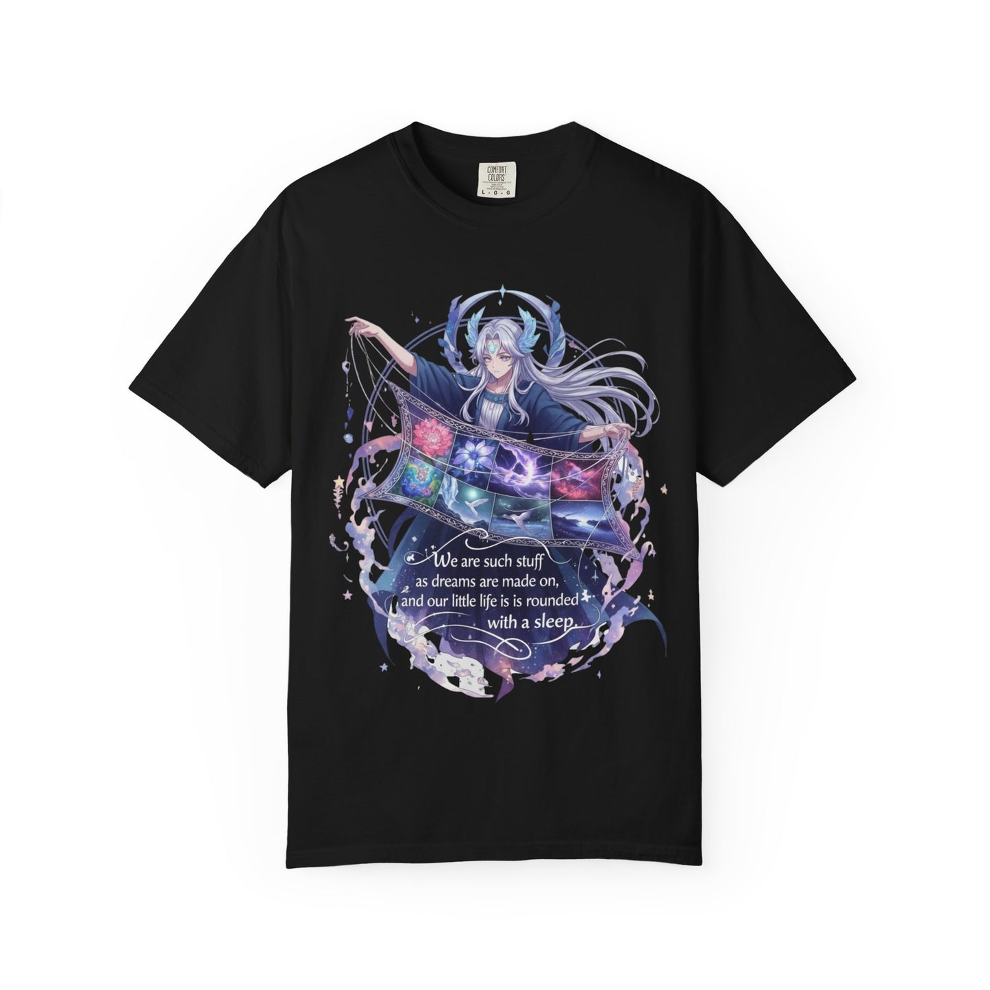 Fantasy Anime Shirt, Shakespeare Quote | Ethereal Art, We Are Such Stuff As Dreams Are Made On Tee