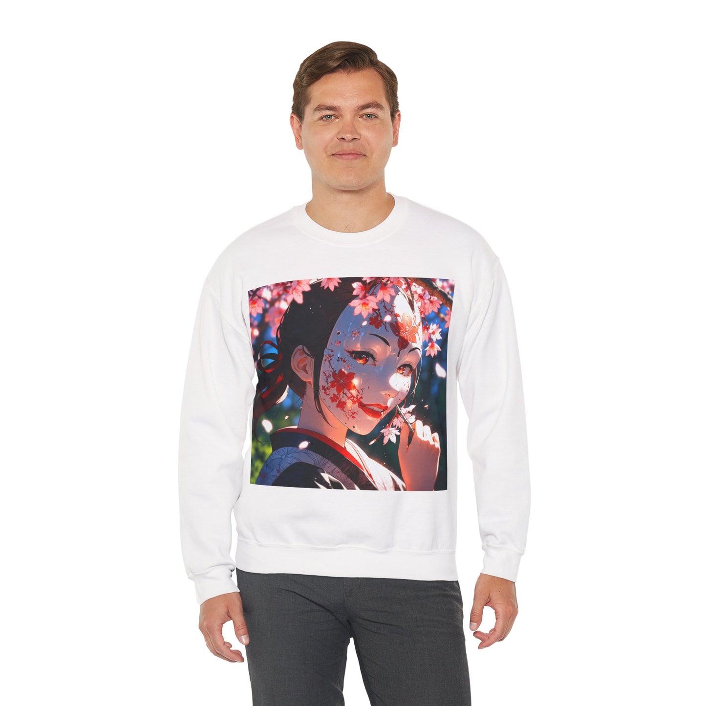 Anime Floral Sweatshirt