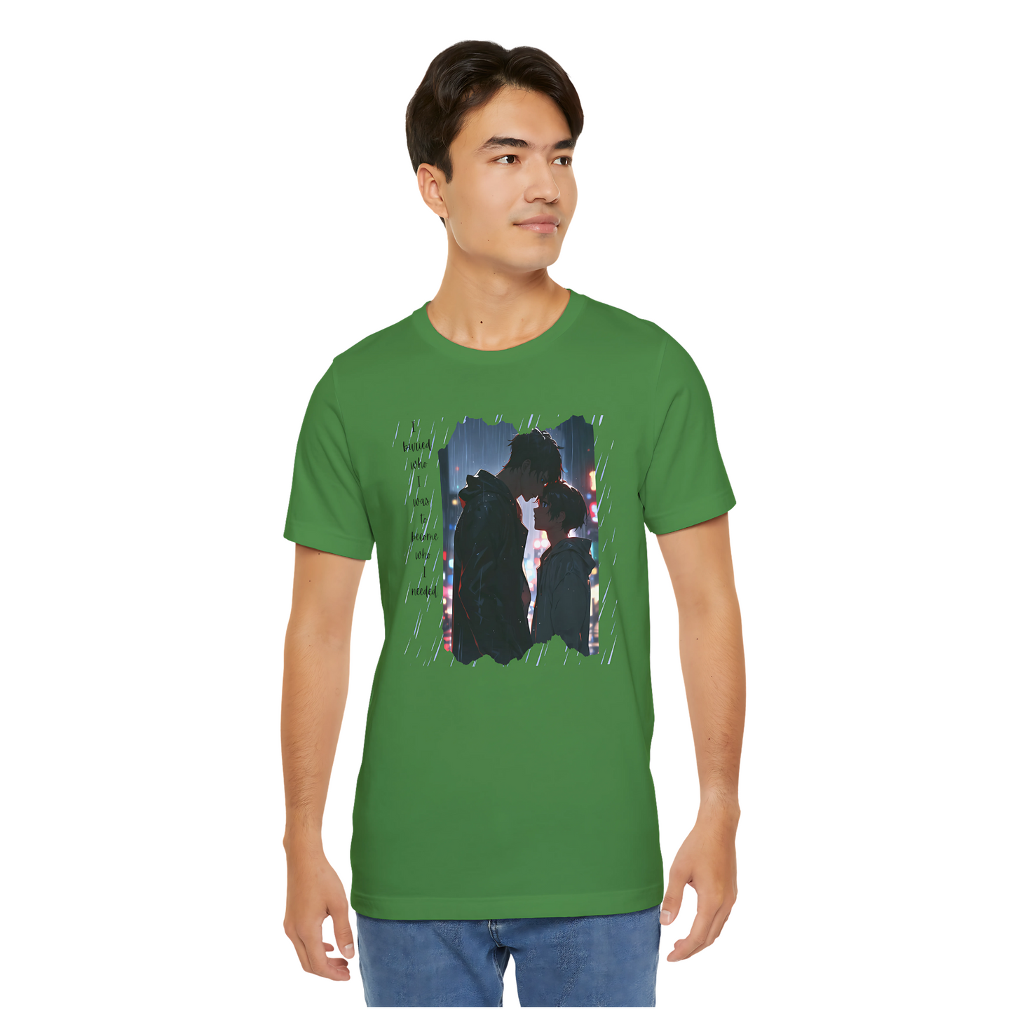 Anime Style Healing T-Shirt 'Ghost of My Past Self'